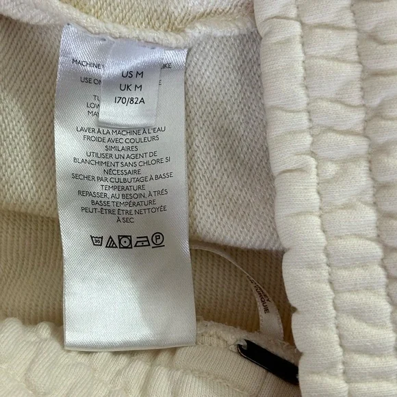 Free people cream straight leg drawstring sweater pants - Picture 8 of 9